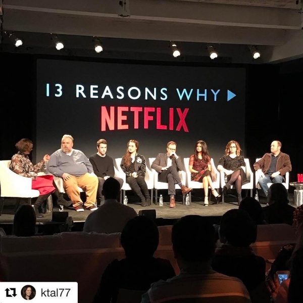 This is my #family So Proud of this show. The creators. The actors. The producers. So humbled by the experience. Can’t wait for you all to see it!!! #netflix @netflix #13ReasonsWhy airs March 31st
