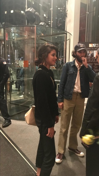 October 3: Selena at The 55th New York Film Festival in New York, NY (credit: moresoani)
