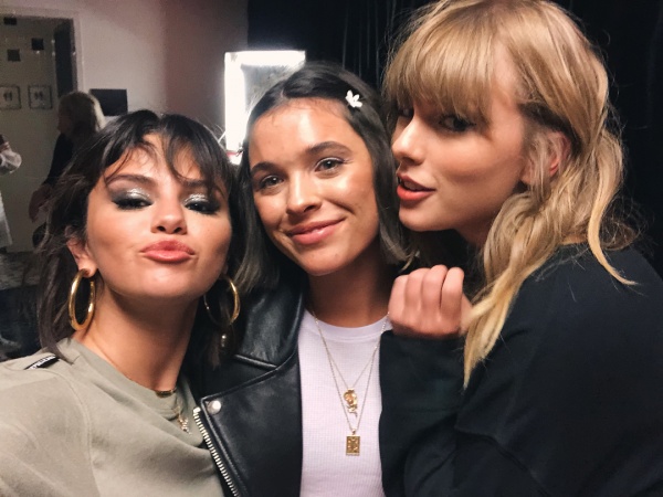 Best. Night. Ever. !!! I love them both so much. I love this night so much. ... thank you for the most magical night @selenagomez @taylorswift ❤️❤️❤️❤️❤️
