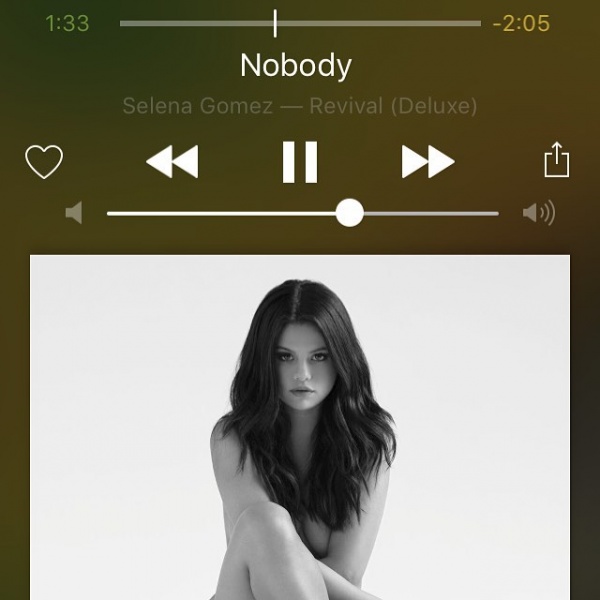 No word can describe how much I love this song. @selenagomez nailed it #fallinginlove #selenagomez #love #nobody
