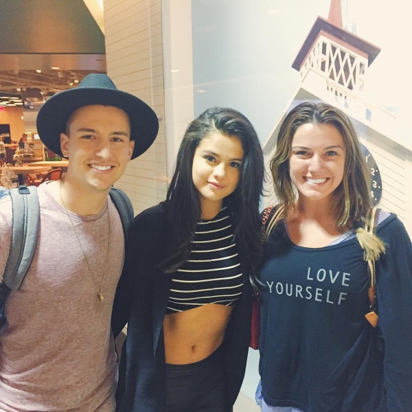 @_danielbaker_: That time @hthrminga and I flew to LA with @selenagomez. 😳
