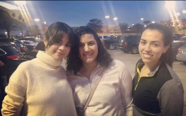 @kimmycakes0614: SO. THIS. JUST. HAPPENED. 
Ash and I walked out of target and we heard someone say “I think that’s Selena Gomez with that cart,” but no one dared to follow her to find out. So of course Ash and I walked over to her car like groupies and IT WAS HER haha She was gracious enough to step out to take a pic with us. She’s such a sweet soul and looked absolutely stunning. We love you Selena!!!!! 💜💜💜
