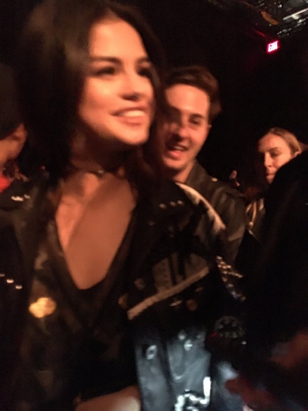 @HereReedThis: Here’s a blurry photo of Selena Gomez at @Coach #NYFW

