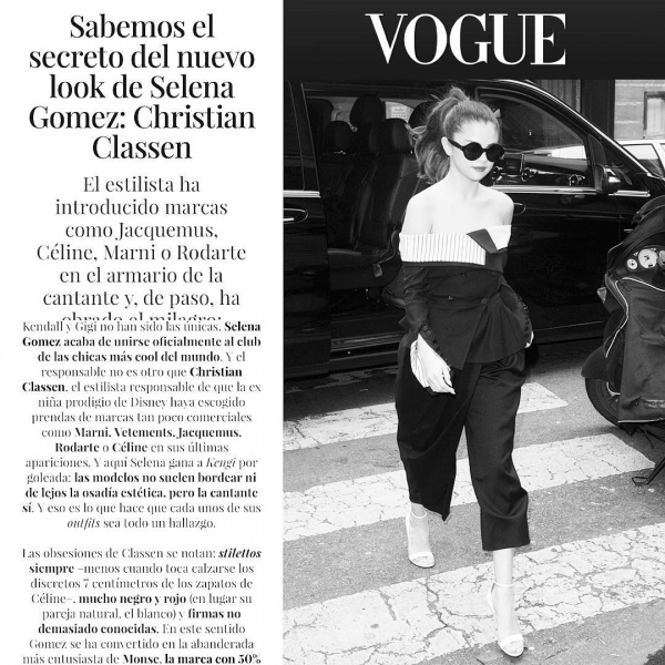 beyond grateful @voguespain @cecilia_casero. your words are the sweetest. #chrisclassenstyle #revivalstyle
