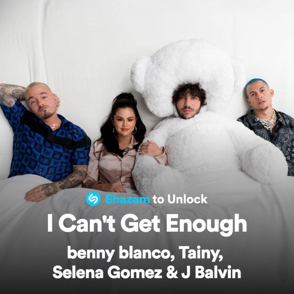 Shazam #ICantGetEnough to unlock an exclusive BTS clip from the video! 🎥 #ICGE
