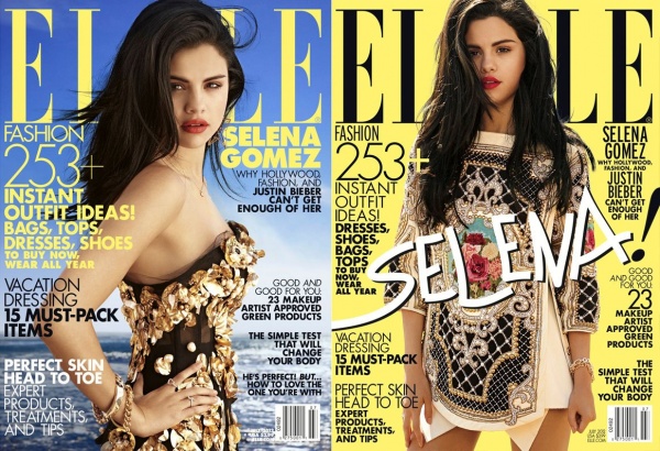 My first U.S. Elle Cover and they gave me two!!! It's on news stands now.
