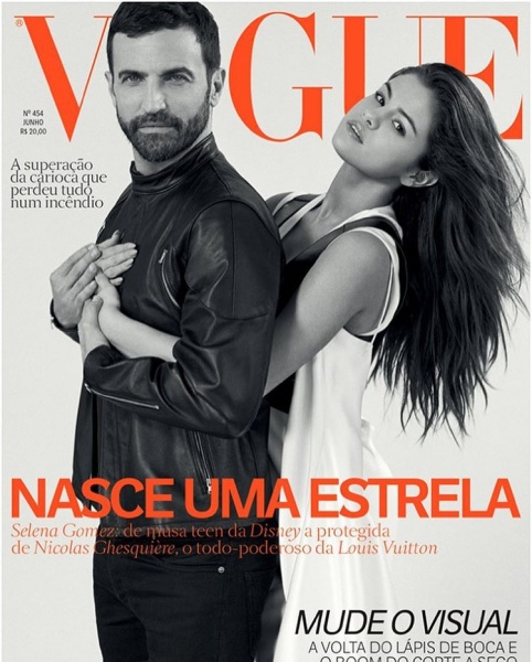 My cover for @voguebrasil with @nicolasghesquiere ❤️ exciting things coming with this brilliant man. Shot by the amazing @bruce_weber

