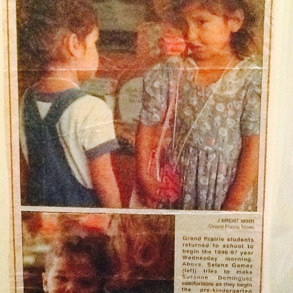 My nana just sent me my first ever news clipping. I was convinced I could help her through pre K. Cause you know, it's brutal. Naps and stuff. #spreadthelove
