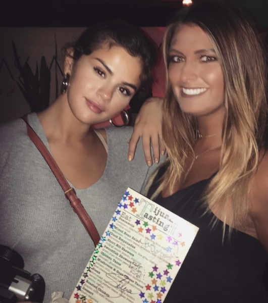May 3: Selena with a fan at Tijuana Picnic in New York, NY.


