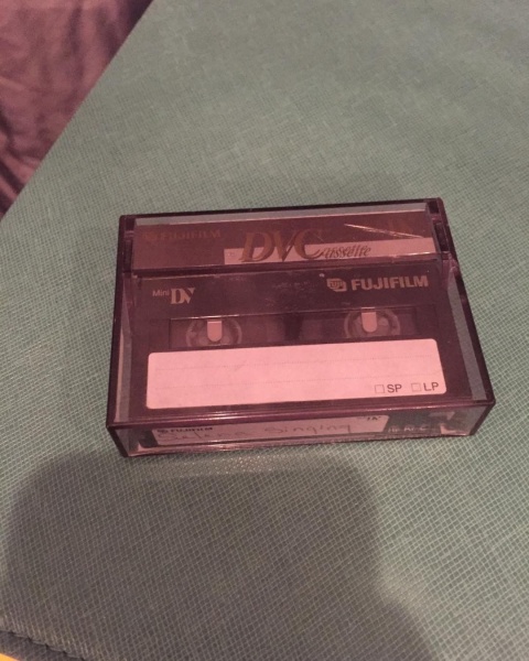 So, my to smart for her own good little one, handed me this old mini video tape of Sel singing and said "Here, this is for Clay". - 13RW!! Wrong type of tape but, pretty impressed, although I'm not sure she is old enough to know this?
