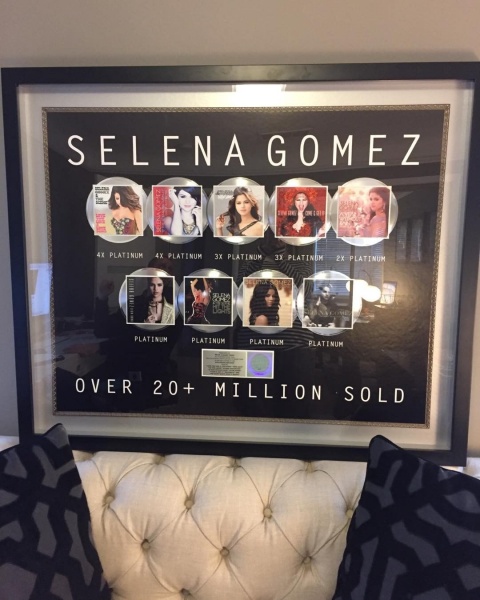 Um...just received this as a delivery. Looks great but, it's bigger than our wall? #selenagomez
