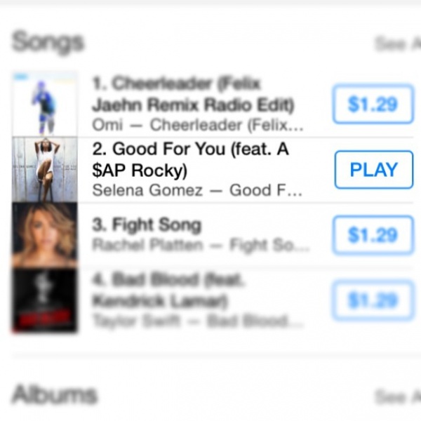 Check out the song #goodforyou by the magical @selenagomez !! I wrote it with some of my favorite people, and now it's #2 on iTunes!! @imjmichaels #nickmonson
