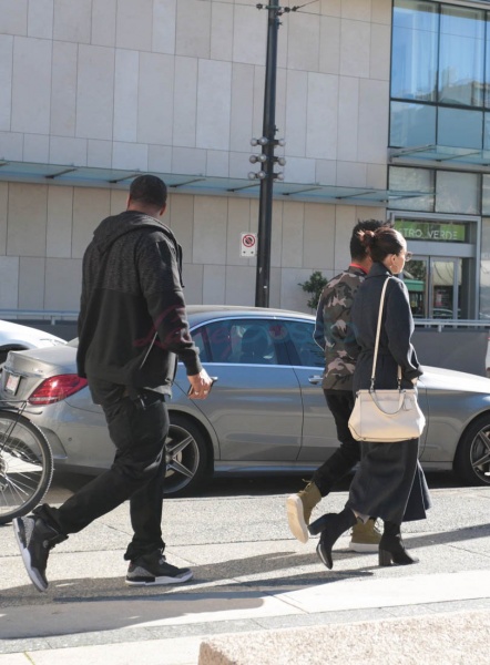 October 5: Selena and The Weeknd out and about in Vancouver, Canada. 
