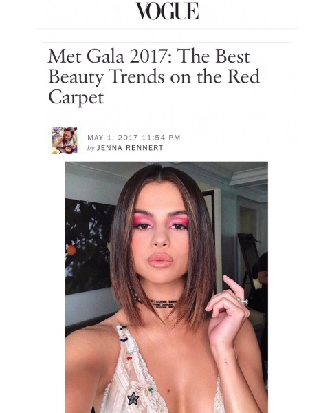 @VogueMagazine approved 😛❤️ #ThankYou #MetGala2017 #Vogue
