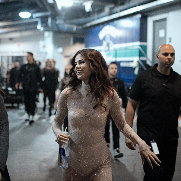 Walking to the stage! #RevivalTour
